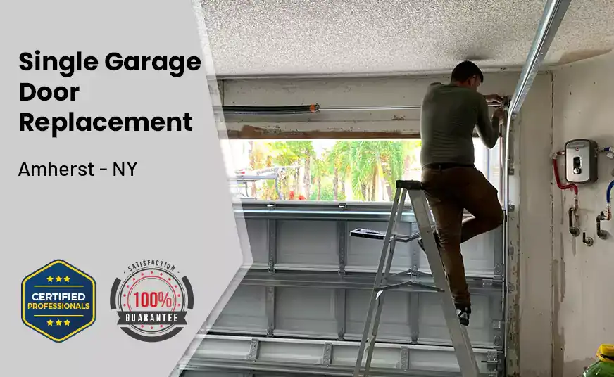 Single Garage Door Replacement Amherst - NY 