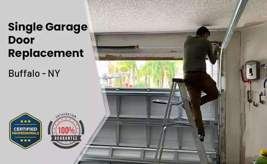 Single Garage Door Replacement Buffalo - NY 