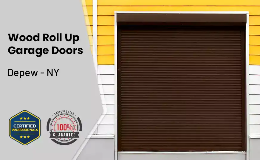 Wood Roll Up Garage Doors Depew - NY 