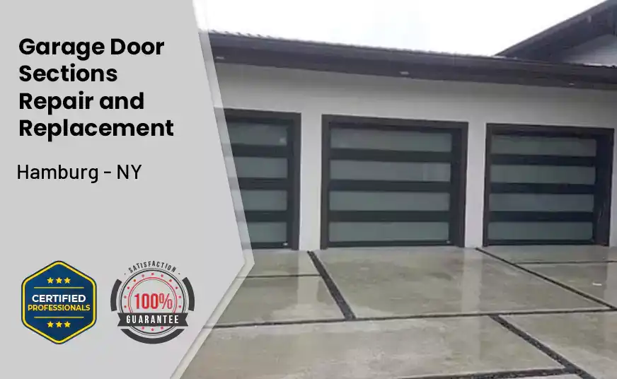 Garage Door Sections Repair and Replacement Hamburg - NY 