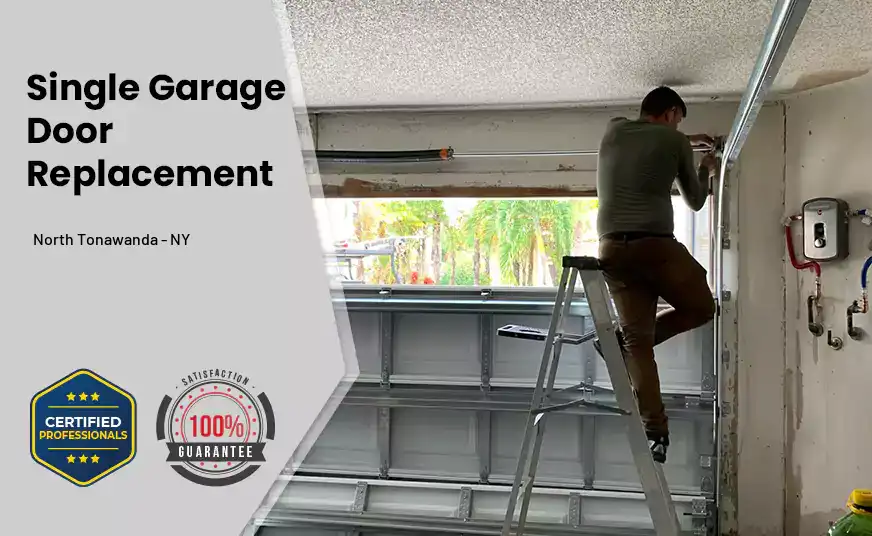Single Garage Door Replacement North Tonawanda - NY 