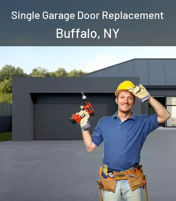  Single Garage Door Replacement Buffalo, NY